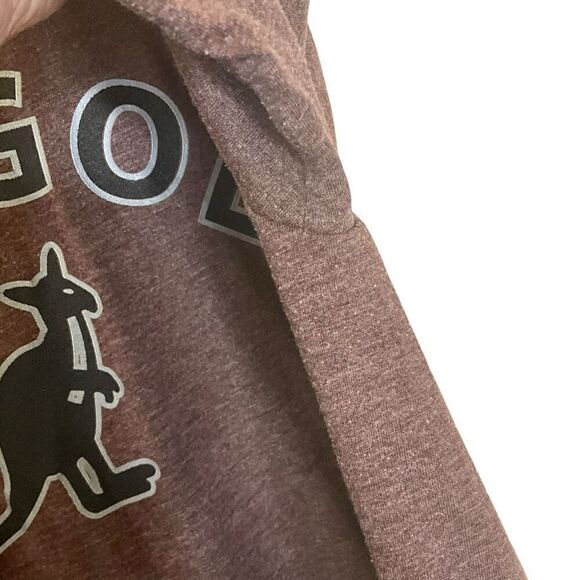 Kangol Mens Size Medium Graphic Tee T Shirt Brown Crewneck Short Sleeve - Picture 4 of 6